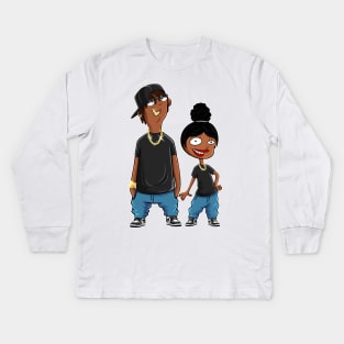 Couple Kids Long Sleeve T-Shirt